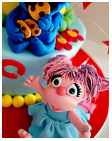 Sesame St kids Birthday Cake