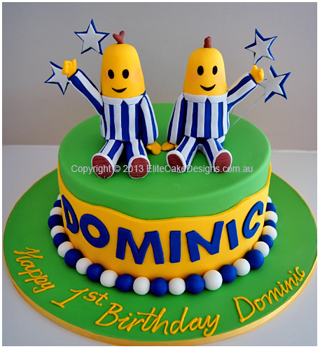 Easy Birthday Cake Ideas on Bananas In Pyjamas Kids Birthday Cake In Sydney   1st Birthday Cakes