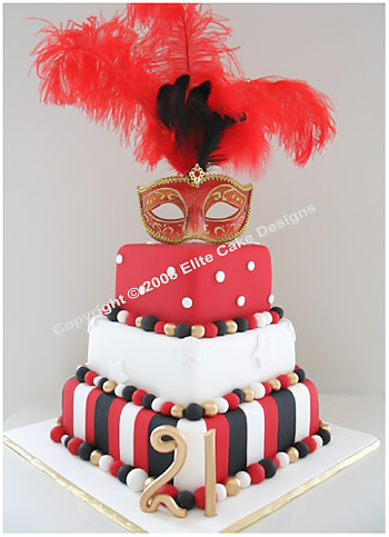 30th Birthday Cake Ideas   on Masquerade Madhatter Cakes  Fancy Dress Party Cakes By