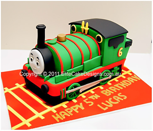 Train Birthday Cake on Percy Train Birthday Cake  Thomas And Friends Birthday Cake  Children