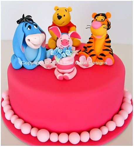 Winnie  Pooh Birthday Cake on Winnie The Pooh And Friends Birthday Cake  Tigger  Piglet  Eeyore