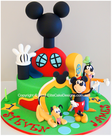 Mickey Clubhouse Kids Birthday Cakes