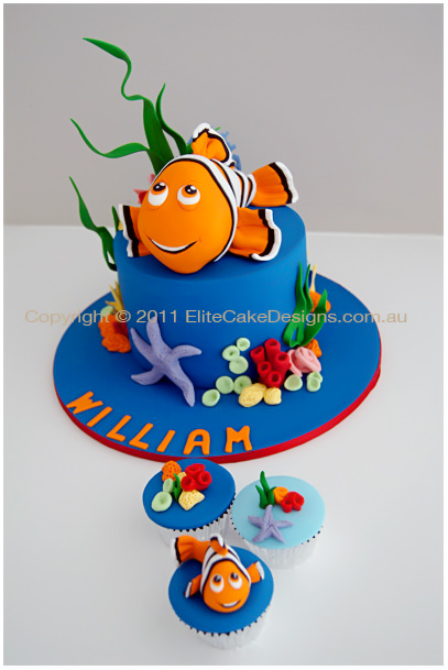 Nemo Kids Birthday Cake