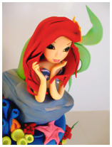 Ariel-Mermaid-Birthday cake