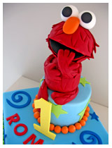 Elmo Sesame Street Childrens 1st Birthday Cake