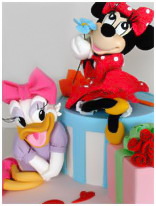 Minnie Mouse-Daisy Birthday Cake