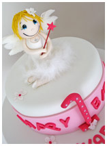 angel birthday cake