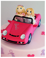 Barbie girl's Birthday Cake