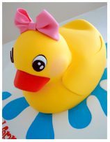 Duckling Kids Birthday Cake