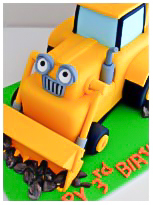 Scoop Bob the Builder Boys Birthday Cake