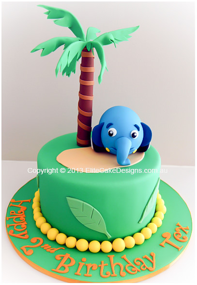 Jungle Junction Ellyvan Birthday cake for kids 