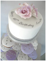 wedding-birthday rose cupcakes