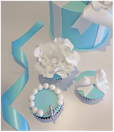 Exclusive Tiffany and Co designer cupcakes