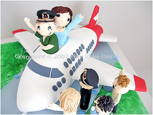 Qantas Pilot birthday cake