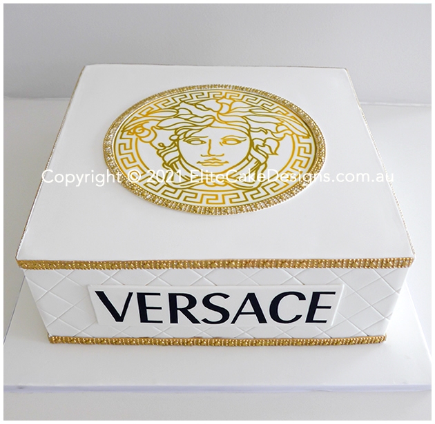 Versace Photo Cake + Edible Picture