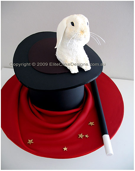 Magician's Hat bunny cake