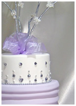 Roses & Crystals cake